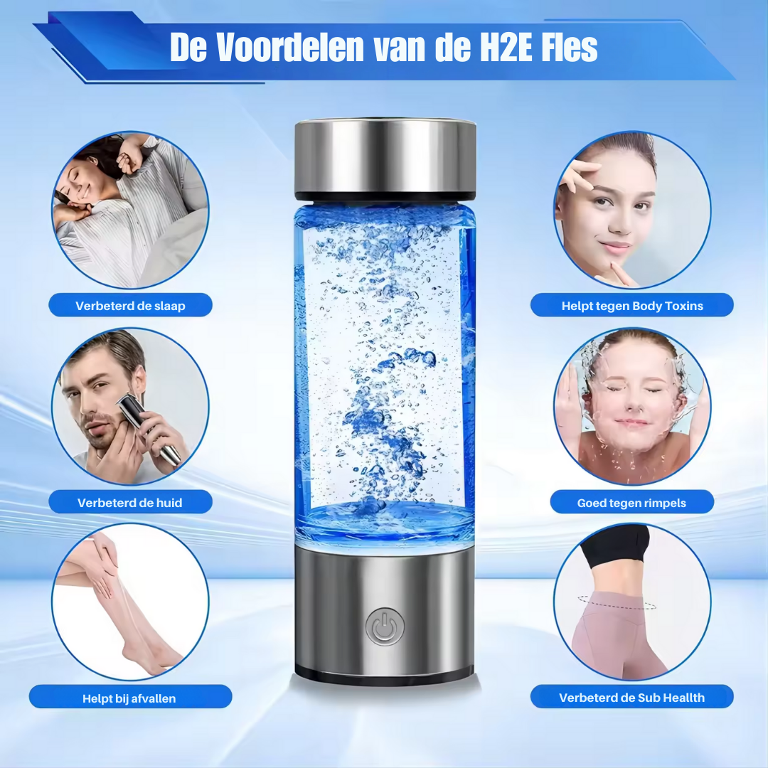 H2E fles - Elektrische waterstoffles